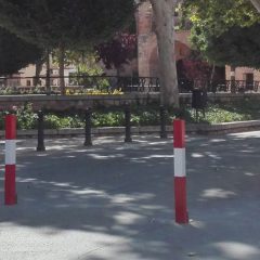 Bolardos en La Plaza de España